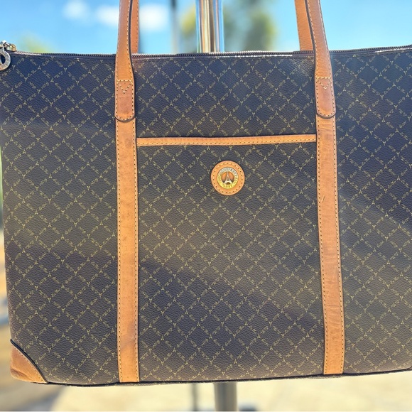 Vintage La Tour Eiffel Paris Tote | French Monogram Canvas | Good Condition - Picture 4 of 9
